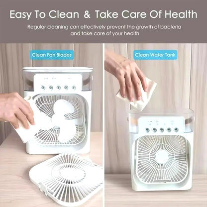 Summer Cooling Fan Desktop Humidifier New Five-Hole Spray Fan USB Portable Practical Hydrocooling Indispensable Chiller Office